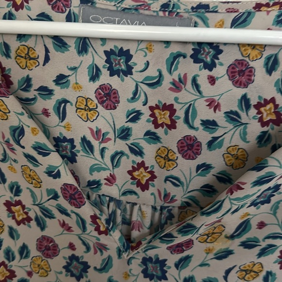 Octavia Large blouse flowered pattern long sleeve - Picture 7 of 11